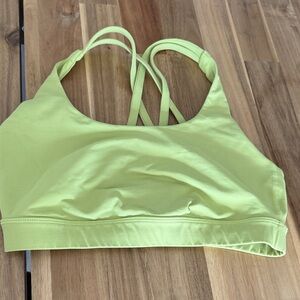 Lime Green Women's Sports Bra